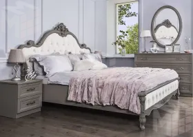 Кровать Мишель Лайт 180х200 см серый камень