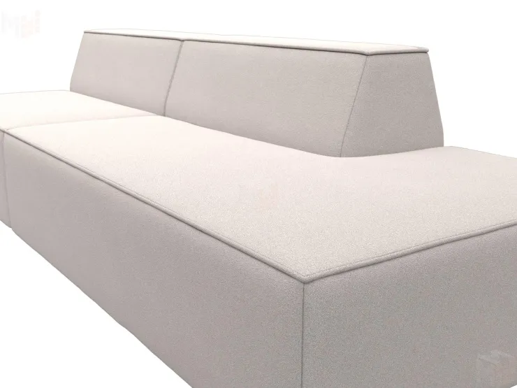 Диван прямой модульный Монс Модерн правый ( JOLY 05 бежевый )