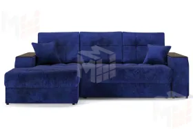 Угловой диван-кровать Лас-Вегас Синий левый