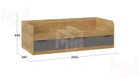 Кровать комбинированная Хилтон 404.006.000 Графит