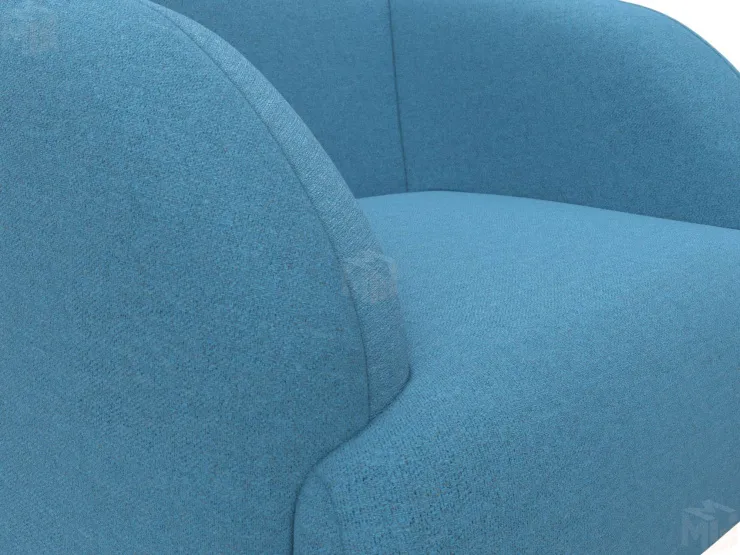 Кресло Лига-041 ( Амур 10 голубой )