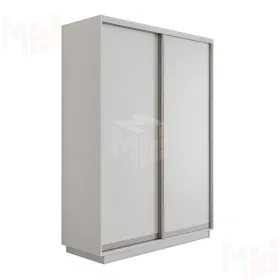 Шкаф-купе Оптим 2-х дверный 140 см. 1 штанга, 6 полок, 2 ящика