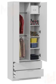 Шкаф для одежды Марли - 403.007.000 Белый