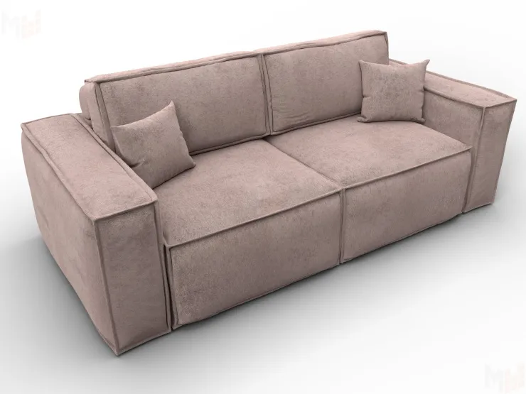 Диван прямой Лига-081 НПБ ( TOWER 05 бежевый )