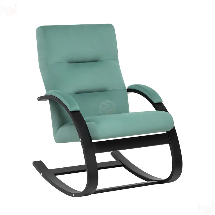 Кресло-качалка Leset Милано (Венге/V43 зелёный)