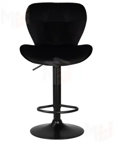 Стул барный DOBRIN BARNY BLACK (черный велюр (MJ9-101))