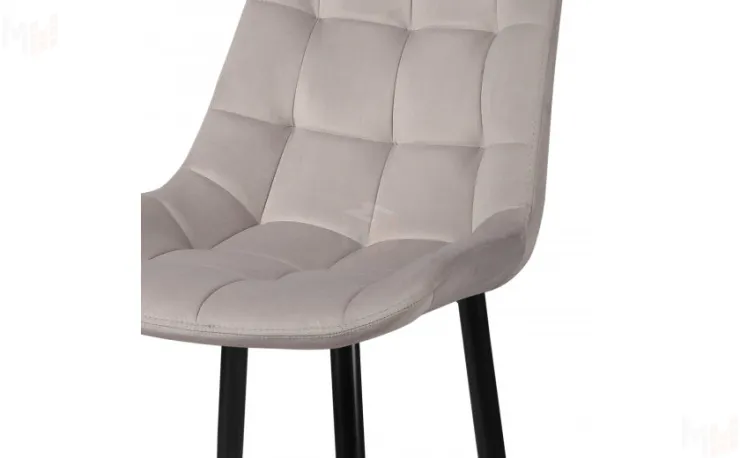 Полубарный поворотный стул Эйден Confetti silver/черный