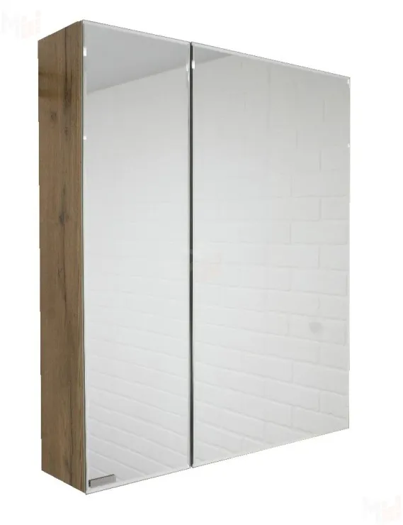 Шкаф-зеркало Bruno 60 левый/правый Домино