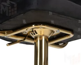 Стул барный DOBRIN CHARLY GOLD (черный велюр (MJ9-101))