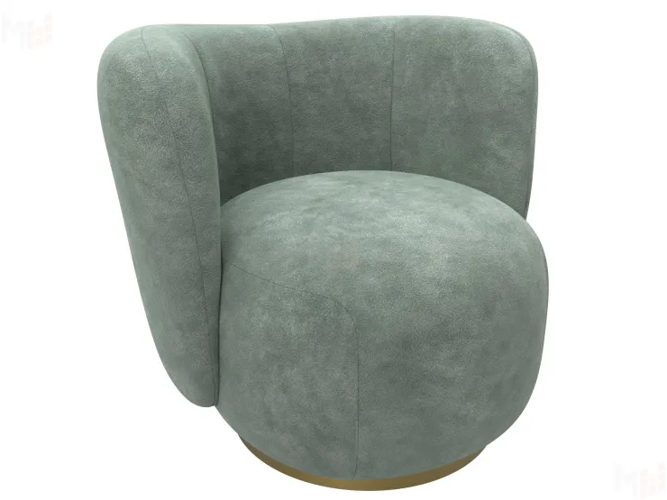 Кресло Лига-072 ( велюр BRUT 08 зеленый )