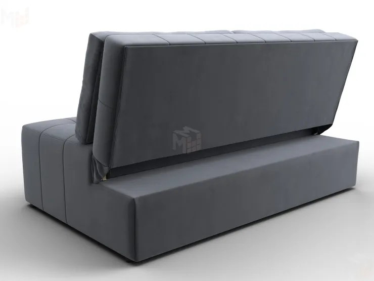 Диван прямой Лига-107 (140) ( SEVEN 17 серый )