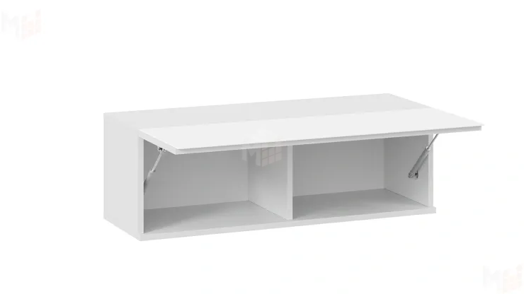 Шкаф навесной Глосс - ТД 319.03.26 Белый глянец, Стекло Белый глянец