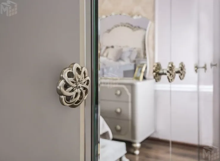 Шкаф Лали 4-дверный серый камень