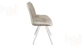 Стул Марвел  К4 Исп. 2 Белый матовый Велюр Confetti Smoke