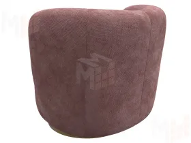 Кресло Лига-072 ( шеннил CRUZ 63 розовый )