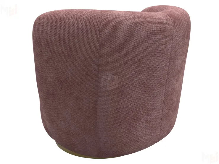 Кресло Лига-072 ( шеннил CRUZ 63 розовый )