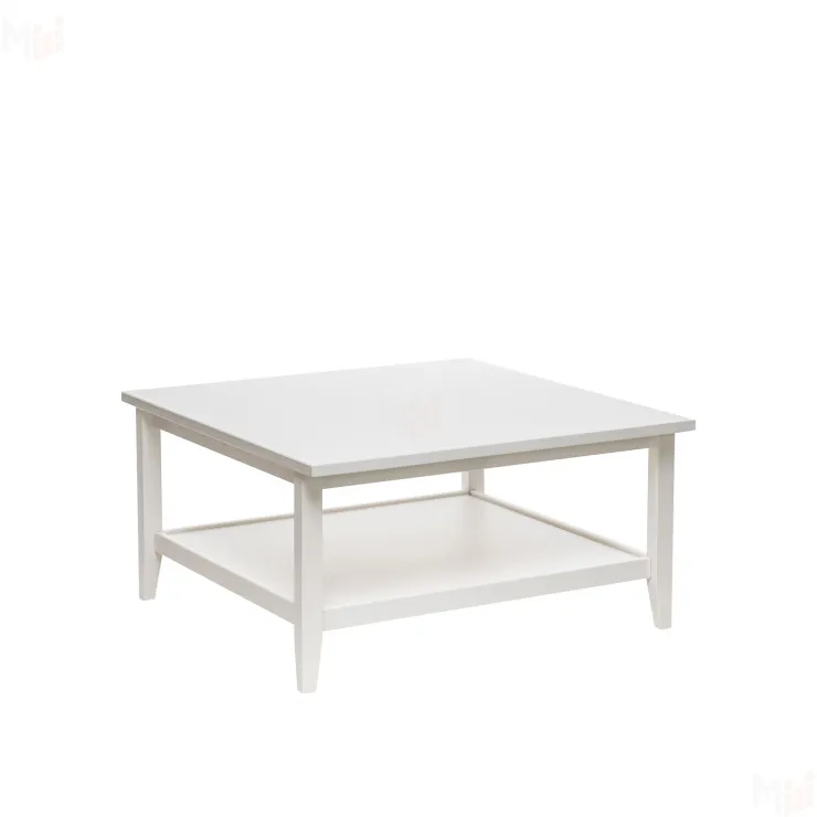 Leset Стол журнальный "Мира" (Стол журнальный 90х90) (Белый)