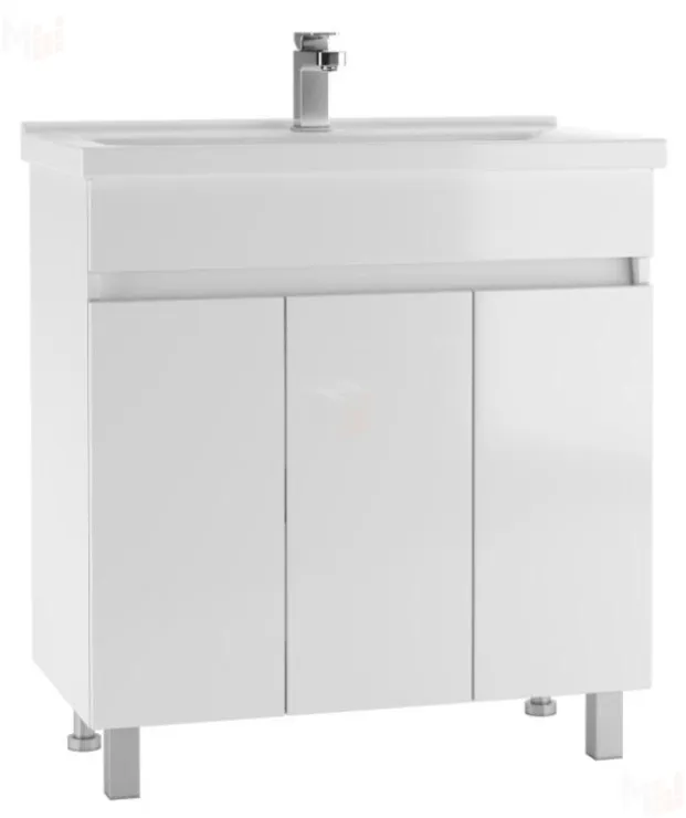 Тумба под умывальник "Миранда 80 Норма" без ящика Айсберг