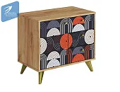 Комод Фьюжн КМ-002 крафт золотой/Vinil