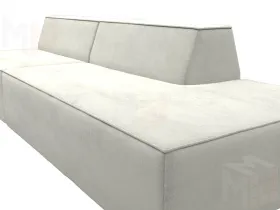 Диван прямой модульный Монс Модерн правый ( TOWER 01 молочный )