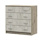 Комод 4 ящика Басса КМ 554 М дуб крафт