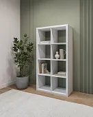 S00036 Фора 8 стеллаж 76х146х38, белый