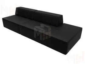 Диван прямой модульный Монс Модерн правый ( GRIFON 18 черный )