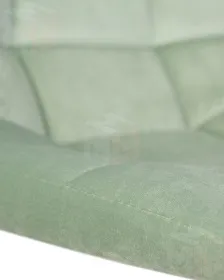 Стул барный DOBRIN TAILOR WHITE (пудрово-мятный велюр (MJ9-87))