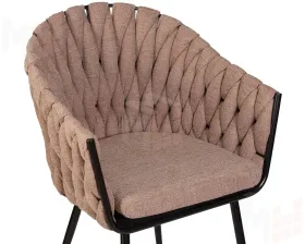 Стул обеденный DOBRIN MATILDA (коричневая ткань (LAR 275-3))