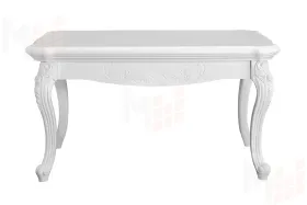 Столик прямоугольный Мишель белый матовый