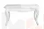 Столик прямоугольный Мишель белый матовый