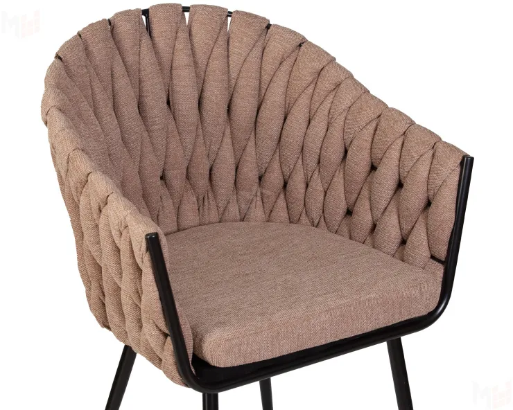 Стул обеденный DOBRIN MATILDA (коричневая ткань (LAR 275-3))