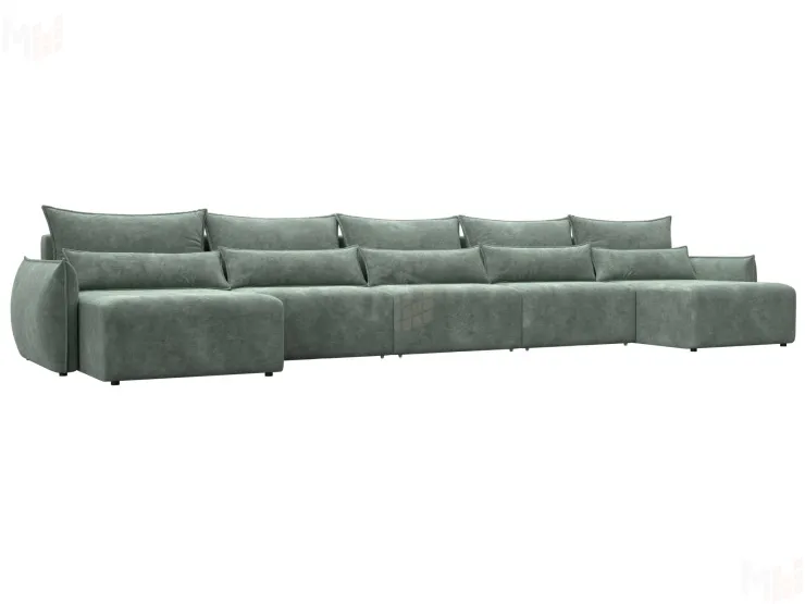 Диван П-образный Лига-051 НПБ МегаЛонг