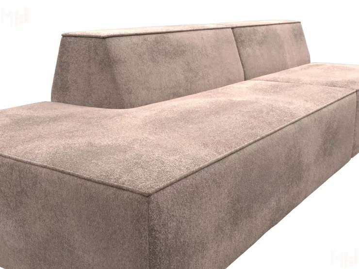 Диван прямой модульный Монс Модерн левый ( TOWER 05 бежевый )