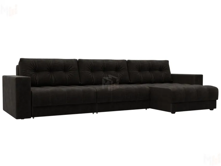 Диван угловой с декором Лига-049 НПБ Лонг