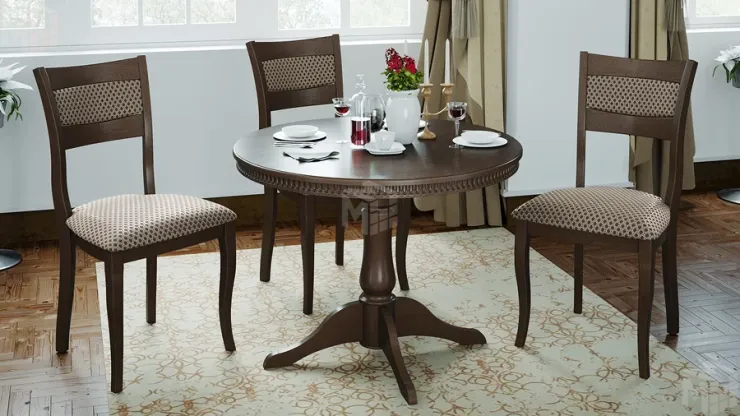 Стол обеденный Орландо Т1 исп.2 - Б-111 Орех темный