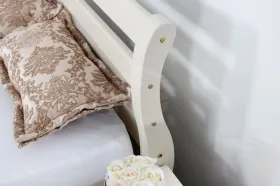 Кровать Аврора белый полупрозрачный 1600х2000