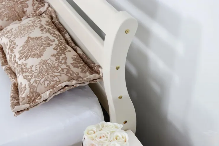 Кровать Аврора белый полупрозрачный 1600х2000