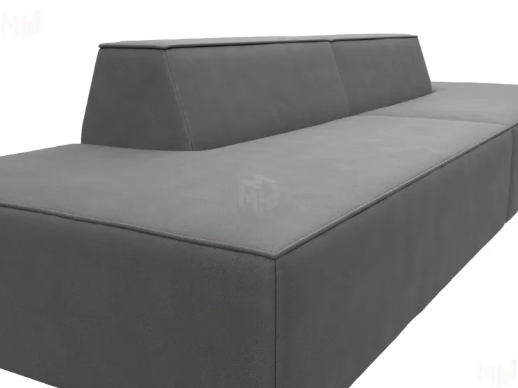 Диван прямой модульный Монс лофт ( JOLY 13 серый )