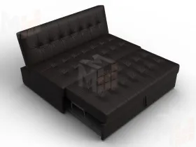 Диван прямой Лига-107 (140) ( GRIFON 12 коричневый )