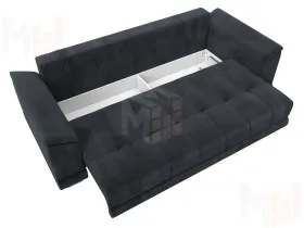 Диван прямой НордСтар НПБ ( TOWER 11 темно-серый )