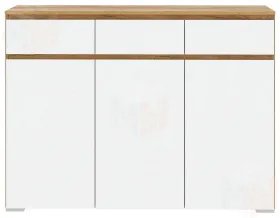 Комод  ГРЕТТА  3С3Я  Дуб Крафт золотой - Белый