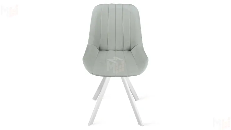 Стул Марвел К2 Исп. 2 Белый матовый Велюр Confetti Silver