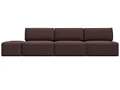 Диван прямой модульный с пуфом Лига-060 НПБ Лонг