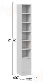 Стеллаж Марли - 403.004.000 Белый