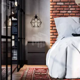 Комод Варма 2  ясень черный