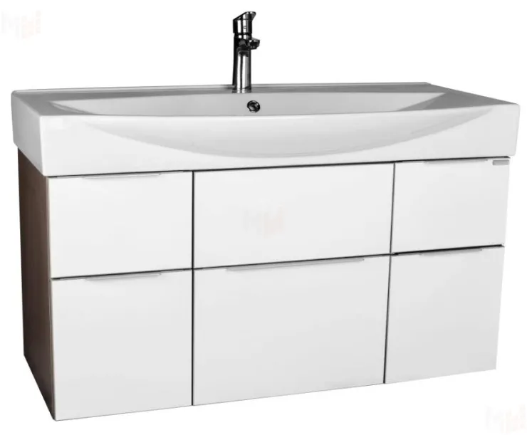 Тумба подвесная под умывальник "Элвис 105" Титан Домино