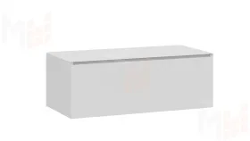 Тумба ТВ Глосс - ТД 319.03.12 Белый глянец, Стекло Белый глянец