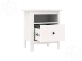 Тумба прикроватная Сага белая