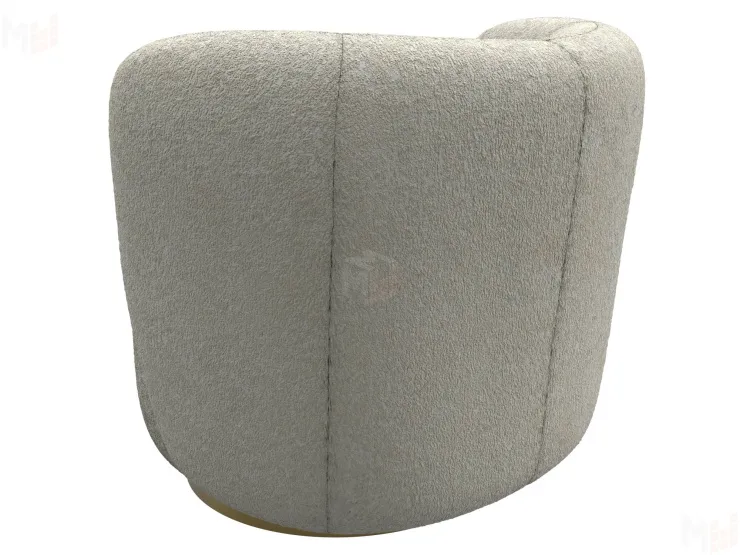 Кресло Лига-072 ( букле CAMBY 07 молочный )